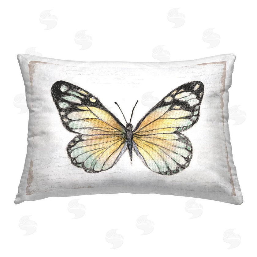 Janet Tava | Country Butterfly on White
