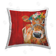 Violet Davenport | Red Barn Cow Collage