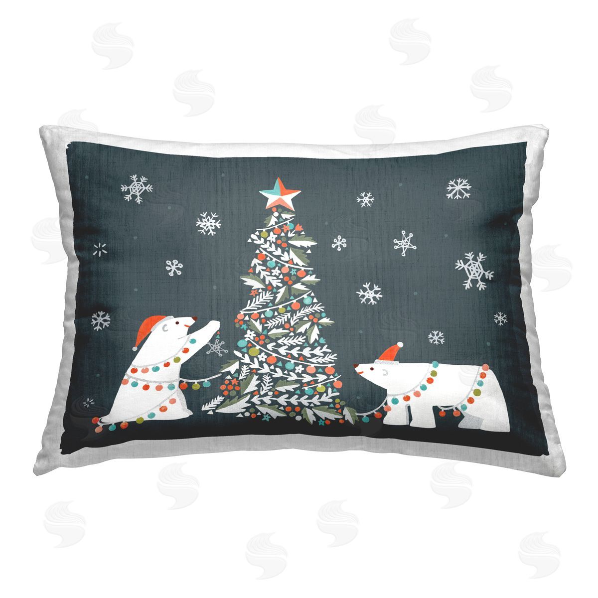 Irene Chan | Polar Bears with Christmas Tree