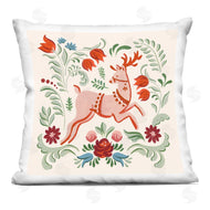 Victoria Barnes | Pink & Green Floral Reindeer
