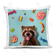 Lucia Heffernan | Raccoon Surrounded by Candy Treats
