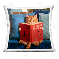Lucia Heffernan | Cat Reading Funny Book