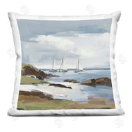 Elara Yasna | Moody Clouds Over Sailboats