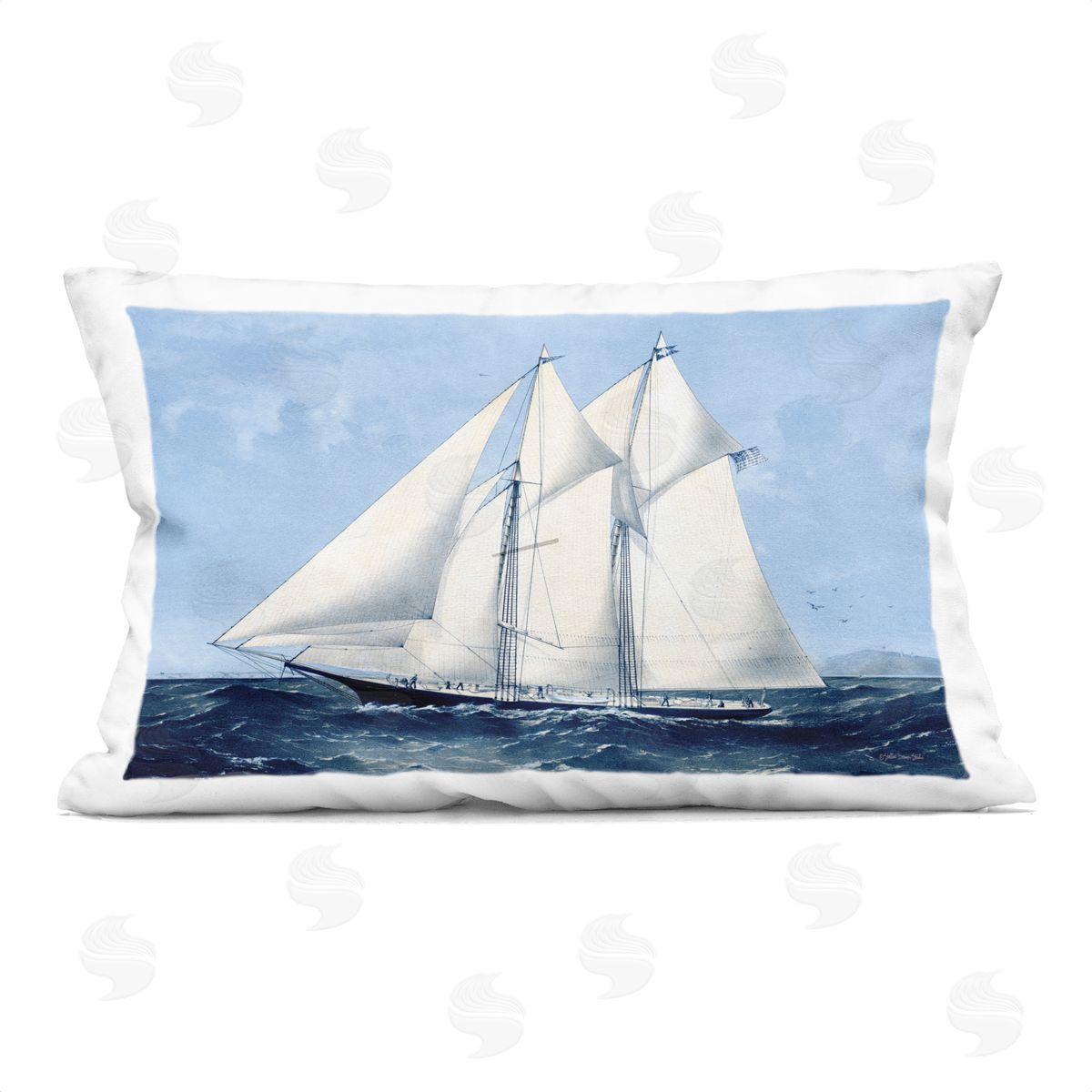 Stellar Design Studio | Serene Sailboat on Ocean