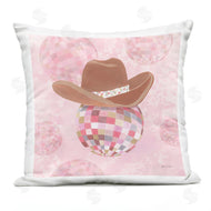 Yvette St. Amant | Rosy Hued Cowgirl Disco Ball