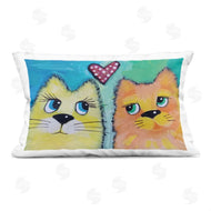 Nettie Price | Loving Cat Pair with Heart