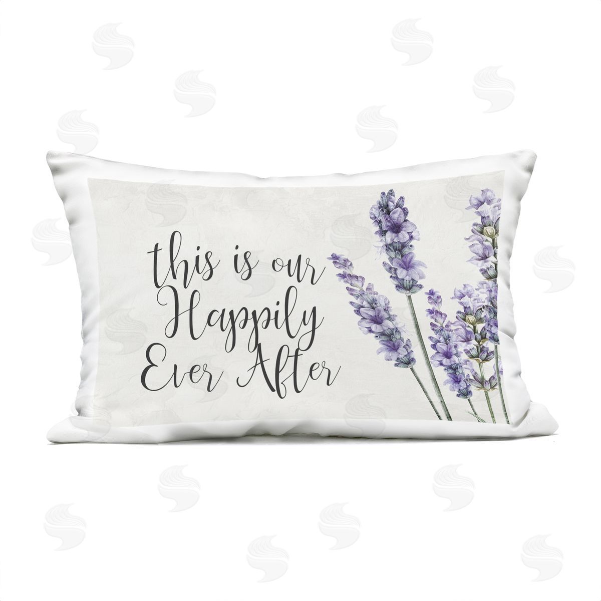 Kim Allen Happily Ever After Lavender Plush Polyester Art Print Pillow