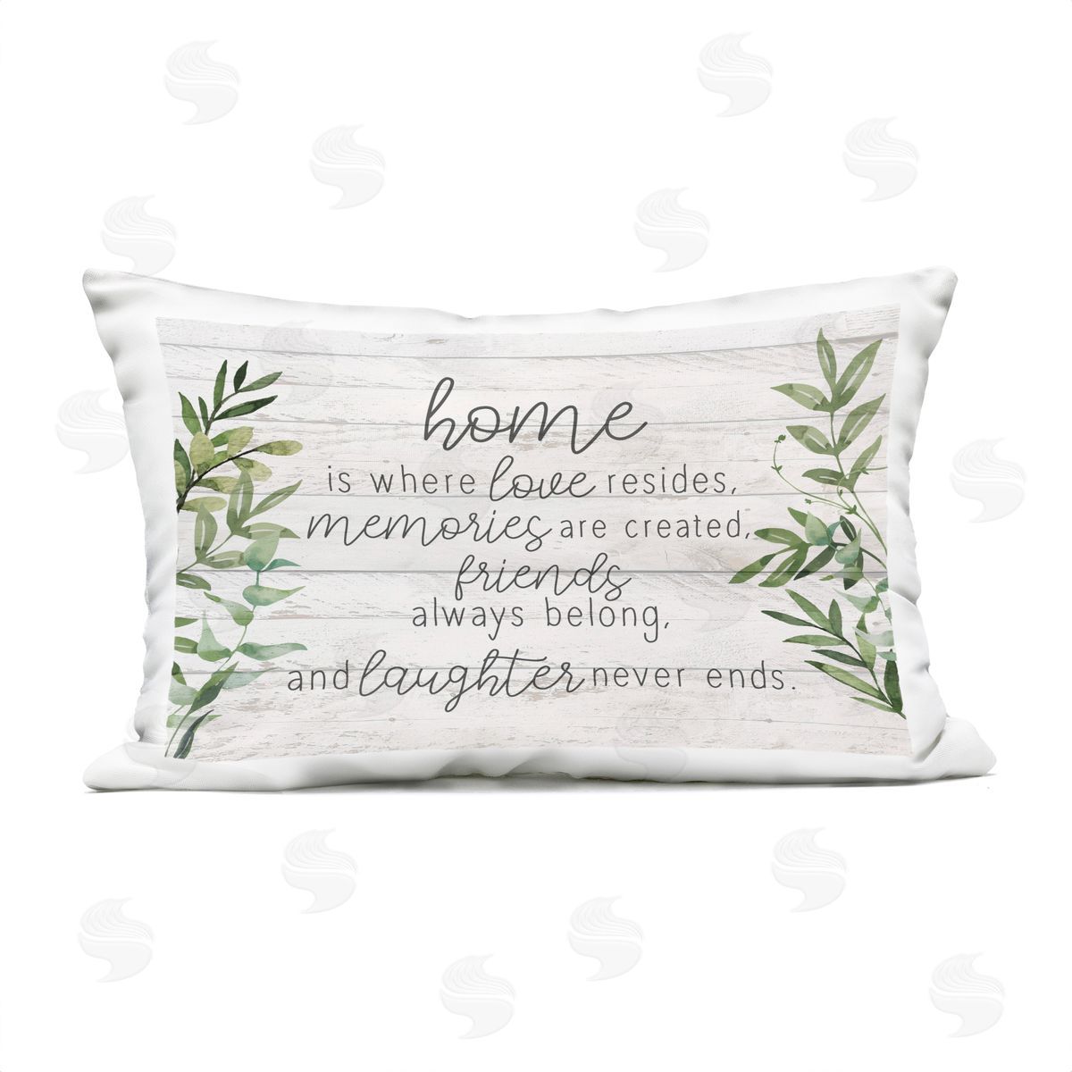 Kim Allen Heartfelt Welcoming Saying Plush Polyester Art Print Pillow