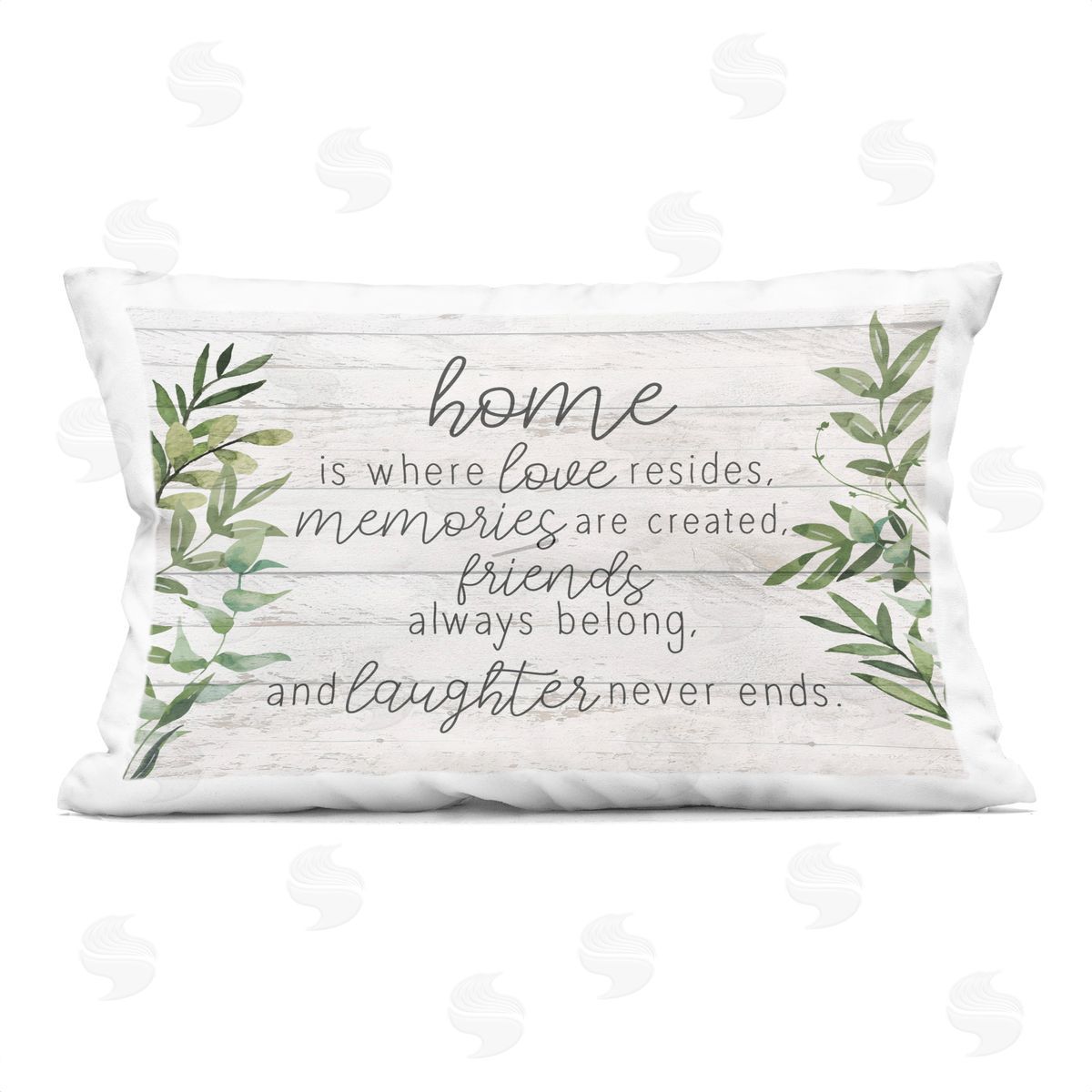 Kim Allen Heartfelt Welcoming Saying Plush Polyester Art Print Pillow