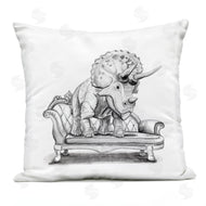 Rachel Nieman | Triceratops on Chaise Lounge