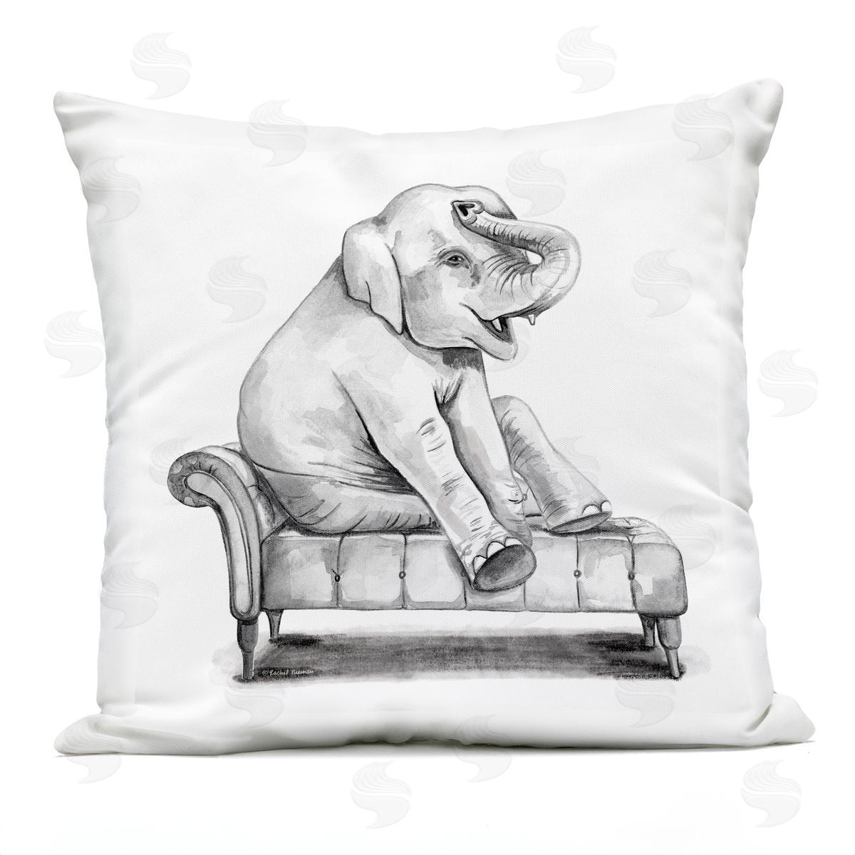 Rachel Nieman | Elephant on Chaise Lounge