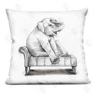Rachel Nieman | Elephant on Chaise Lounge