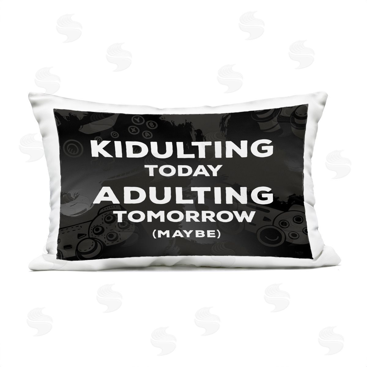 Lux + Me Designs Kidulting Today Adulting Tomorrow Plush Polyester Art Print Pillow