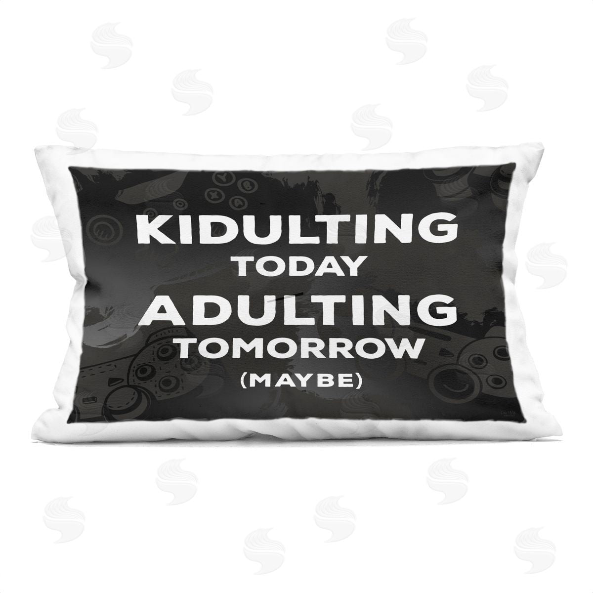 Lux + Me Designs Kidulting Today Adulting Tomorrow Plush Polyester Art Print Pillow