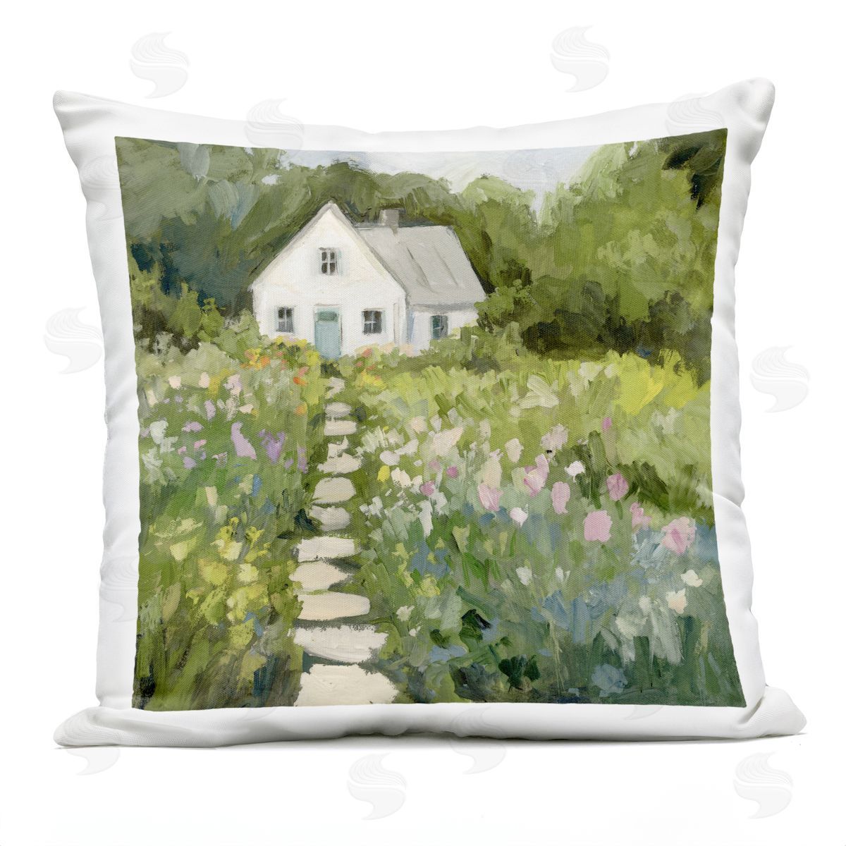 Victoria Barnes | Abstract Cottage on Hill