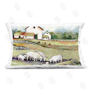 Susan Winget | Sheep Grazing at Barn