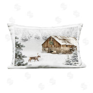 Jennifer Pugh | Winter Whites Cabin with Deer