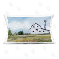 Susan Winget | Barn with Windmill & Grass
