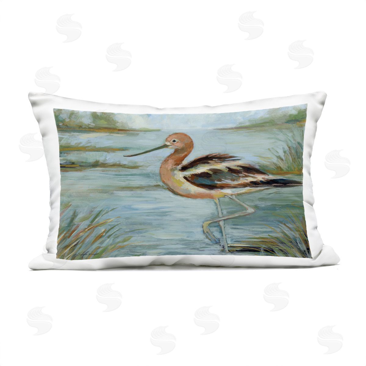Susan Winget | Avocet Bird In Water