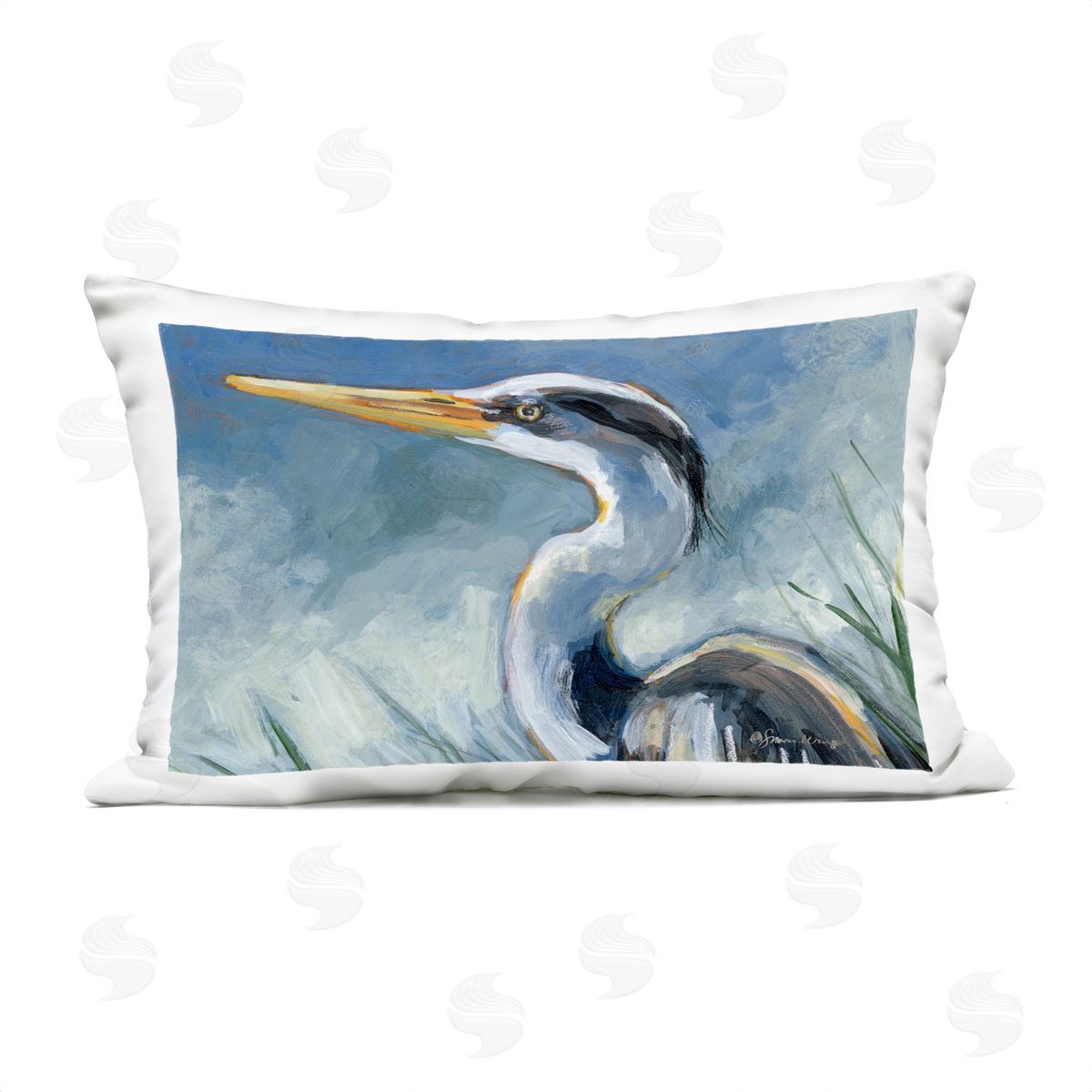 Susan Winget | Heron Gazing with Grasses