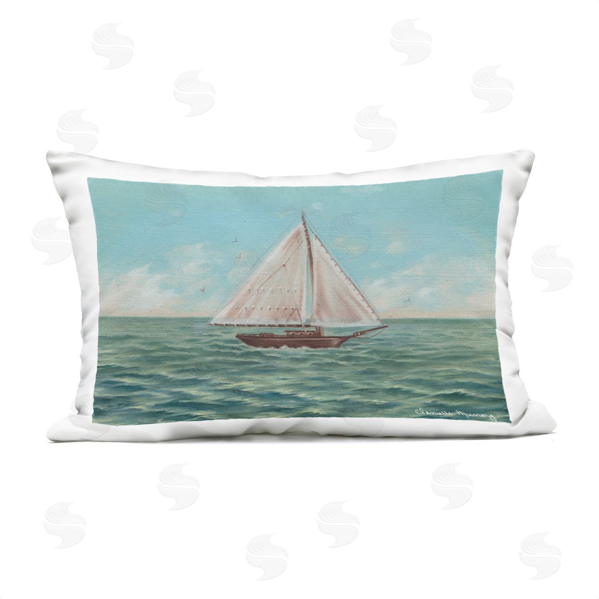 Danielle Murray | Green Toned Classic Sailboat