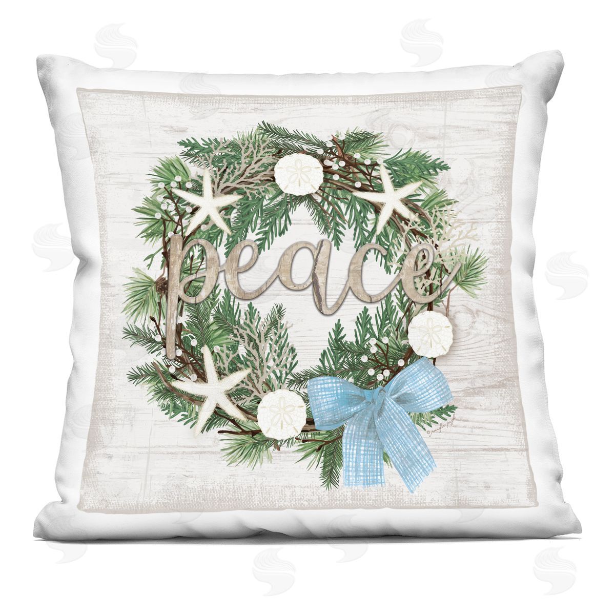 Jennifer Pugh | Coastal Christmas Peace Wreath