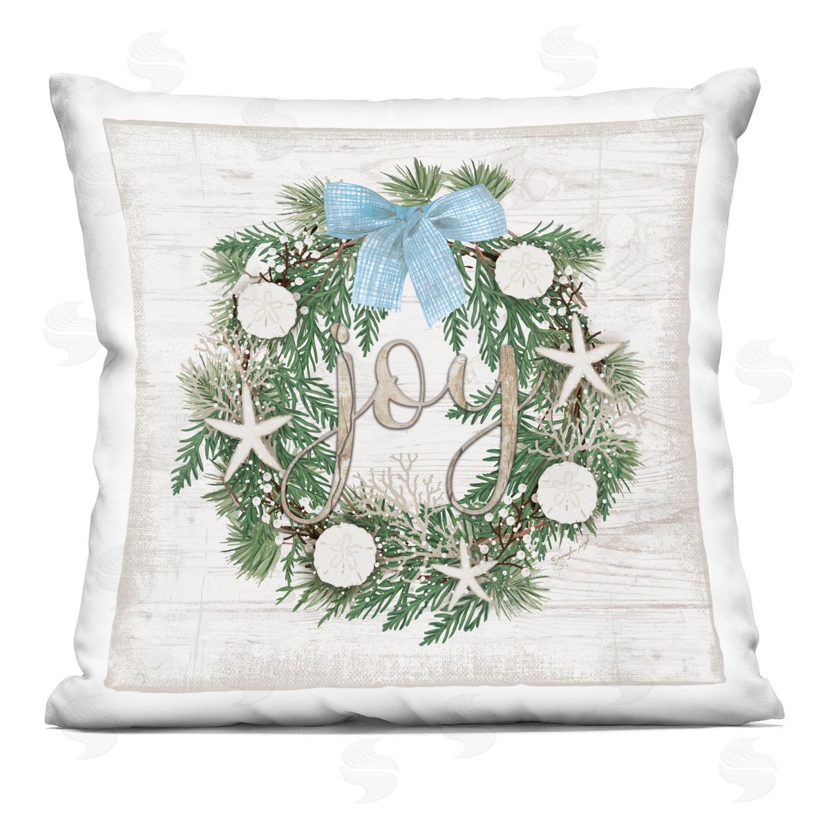 Jennifer Pugh | Coastal Christmas Joy Wreath