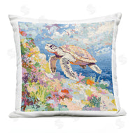 LSR Creative Studio | Vivid Turtle Amidst Reef