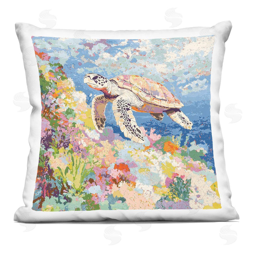 LSR Creative Studio | Vivid Turtle Amidst Reef