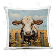 LSR Creative Studio | Cow & Daisies Fence
