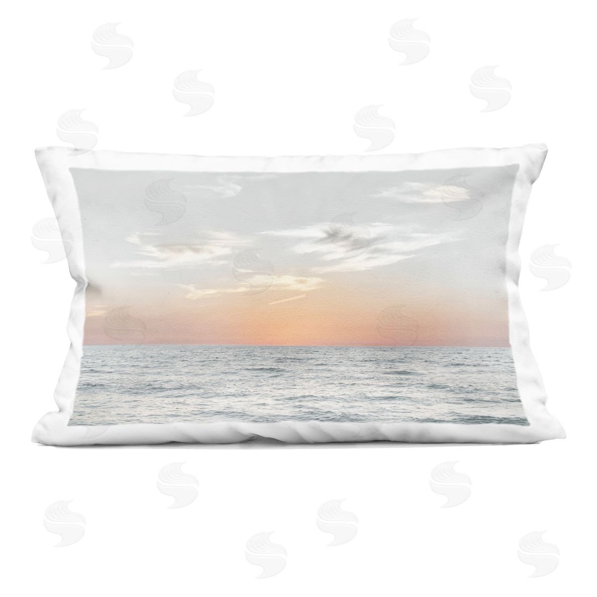 Karin Connolly Dancing Surf Beach Waves Plush Polyester Art Print Pillow