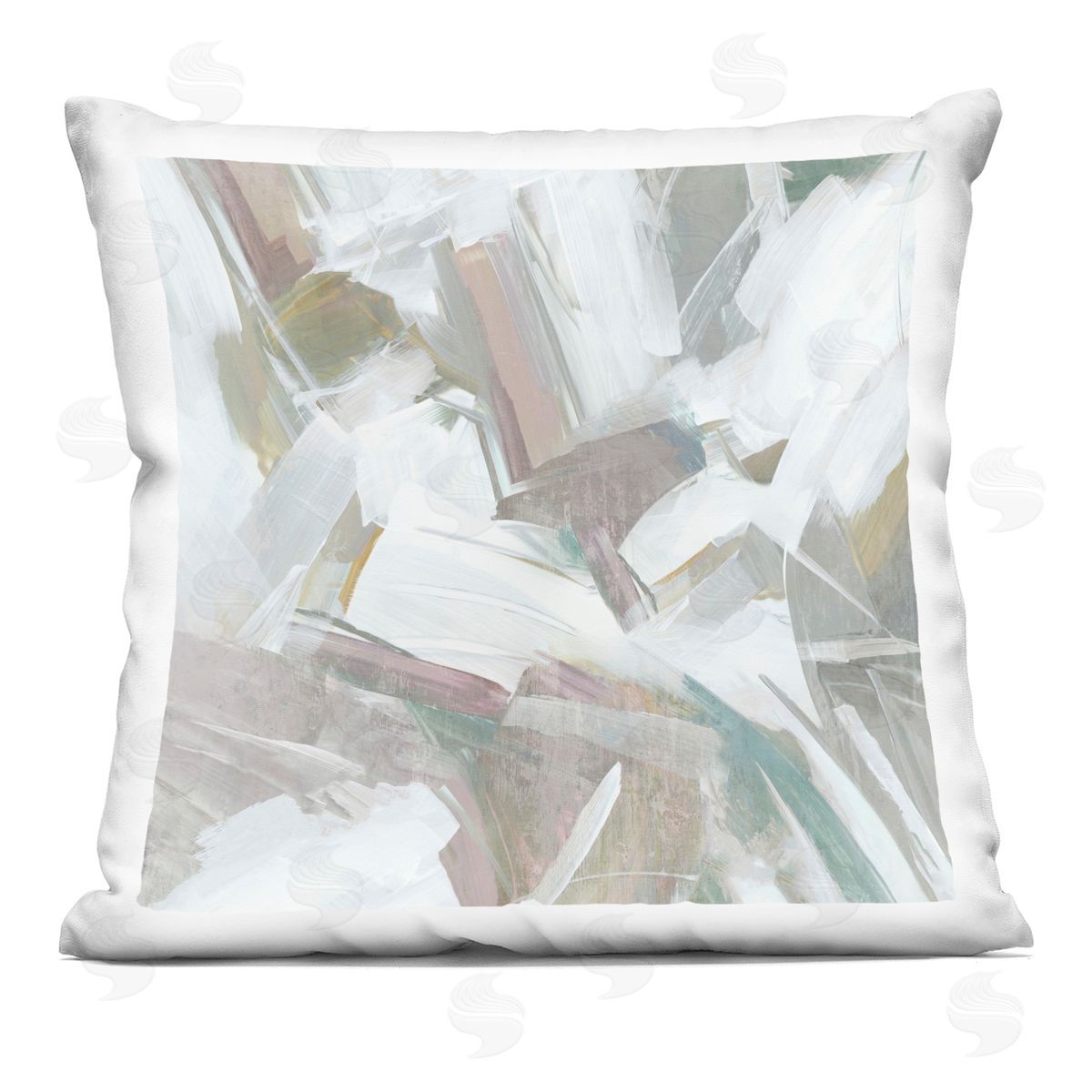 Hannah Dawson Soft Muted Harmony Plush Polyester Art Print Pillow