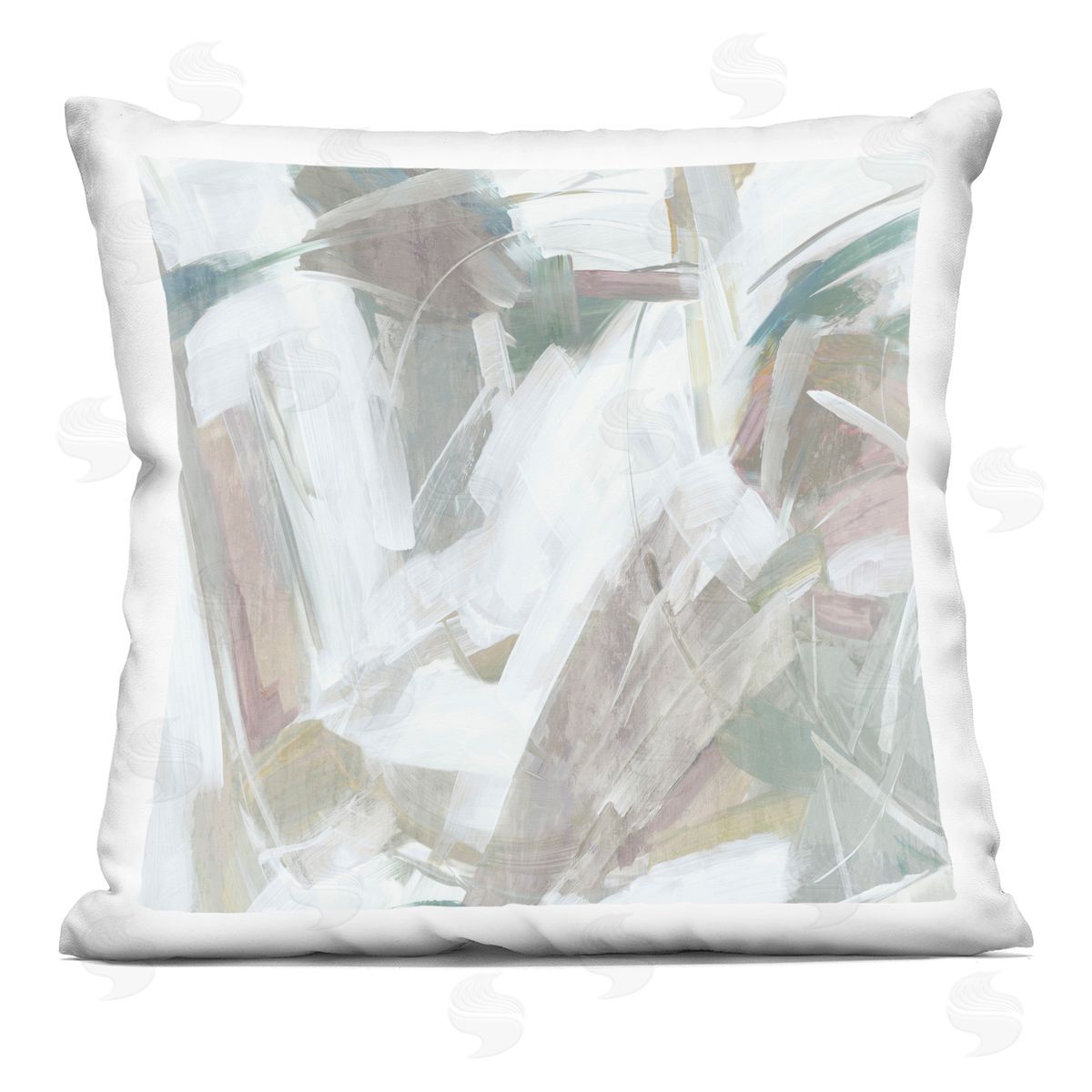 Hannah Dawson Abstract Muted Harmony Plush Polyester Art Print Pillow