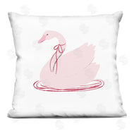 Lucille Price | Pink Swan with Bow