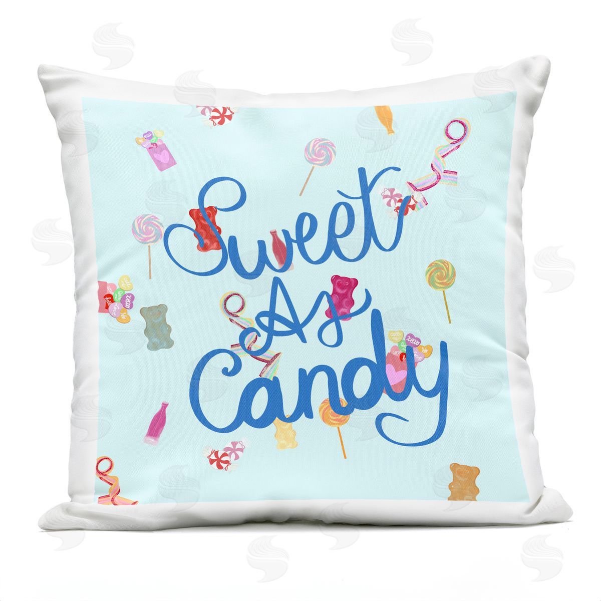 Ashley Singleton Sweet As Candy Plush Polyester Art Print Pillow