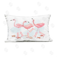 Ziwei Li | Happy Pink Cowgirl Flamingoes