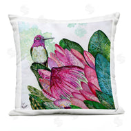 Lisa Morales | Hummingbird And Protea