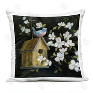 Nan | Evening Song Birdhouse over Black