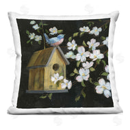 Nan | Evening Song Birdhouse over Black