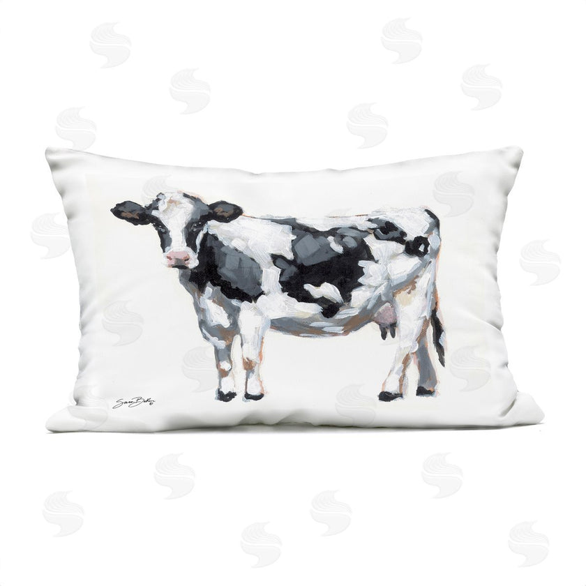 Sara Baker | Dairy Cow on White