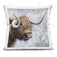 Sara Baker | Highland Cattle with Curved Horn