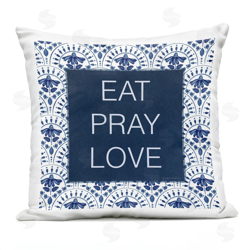 Annie LaPoint | Eat Pray Love on Blue Florals
