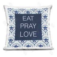 Annie LaPoint | Eat Pray Love on Blue Florals