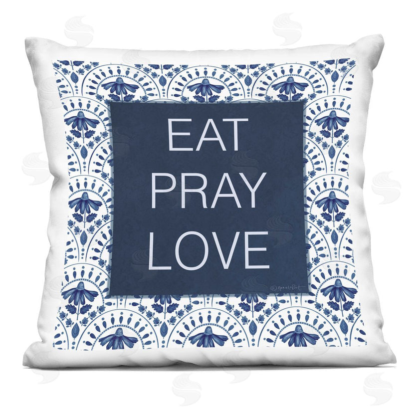 Annie LaPoint | Eat Pray Love on Blue Florals