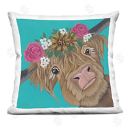 Ashley Justice | Joyful Cattle with Flower Crown