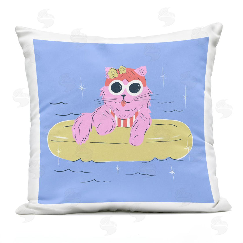 Krissy Mast | Summer Pool Float Cat