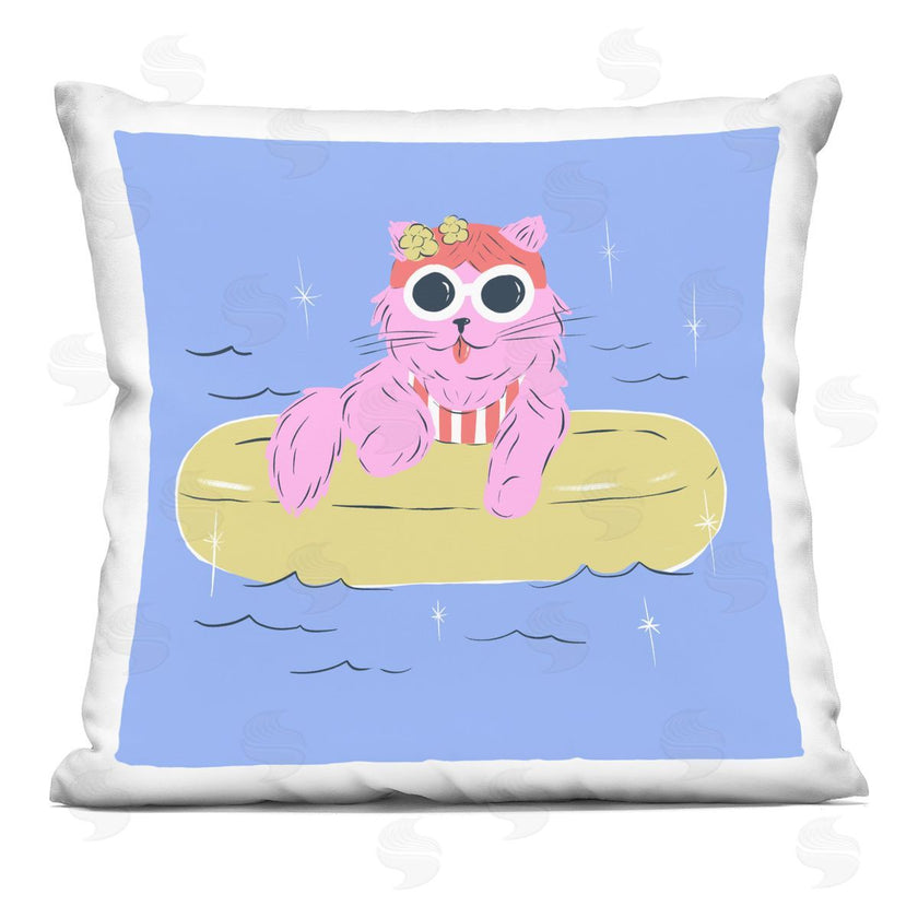 Krissy Mast | Summer Pool Float Cat
