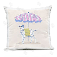 Krissy Mast | Pastel Beach Umbrella Dalmatian