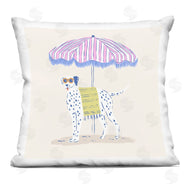 Krissy Mast | Pastel Beach Umbrella Dalmatian