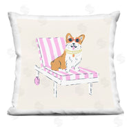 Krissy Mast | Corgi in Lounge Chair